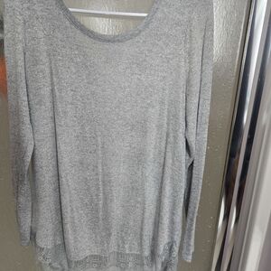 LC Lauren Conrad Light Gray Women's Sweater